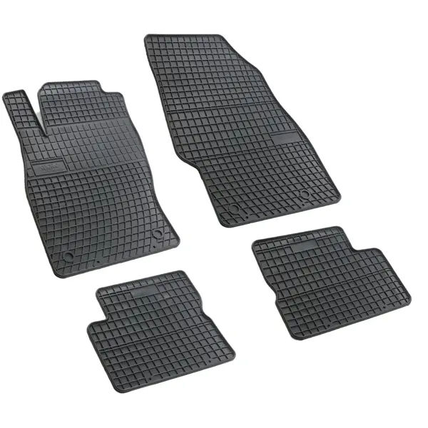 Set covorase auto din cauciuc Opel Adam 2012-2019 Corsa D 2006-2014, presuri FROGUM, negre, 4 buc.