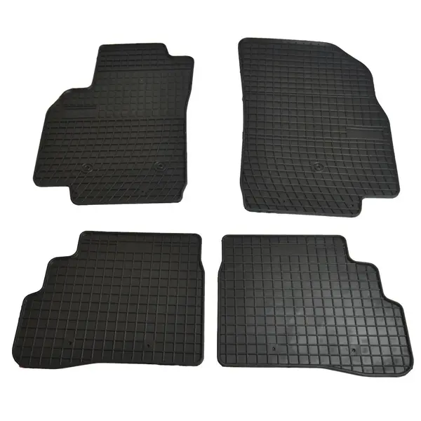 Set covorase auto din cauciuc Opel Karl 2015-, Chevrolet Spark 2015- , presuri FROGUM, culoare Negru, 4 buc.