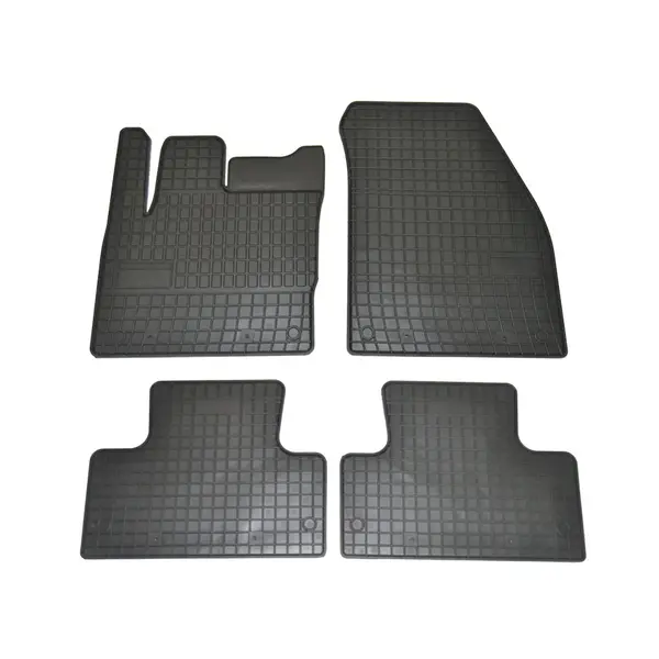 Set covorase auto din cauciuc Range Rover Evoque 2011-2018 culoare Negru, presuri FROGUM, 4 buc.