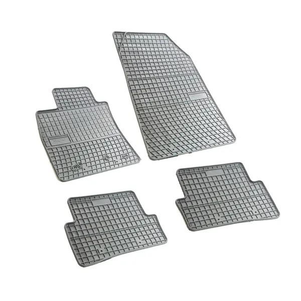Set covorase auto din cauciuc Renault Clio 4 2012-2019 culoare Gri, presuri FROGUM, 4 buc.