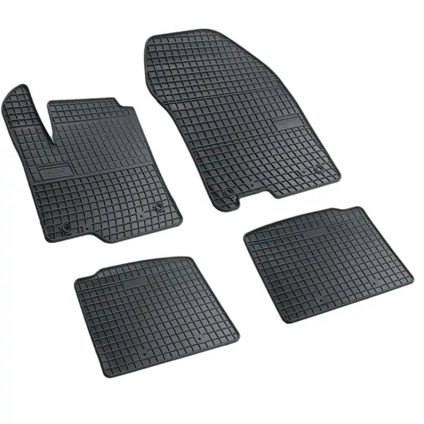 Set covorase auto din cauciuc Suzuki SX4 2013- SX4 2 S-Cross 2013-2018, presuri FROGUM, negre, 4 buc.