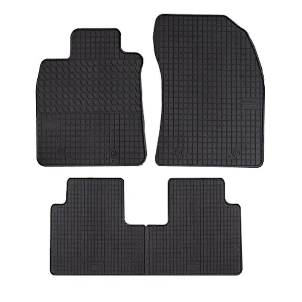 Set covorase auto din cauciuc Toyota Avensis 3 2009-2018, presuri FROGUM, negre, 4 buc.