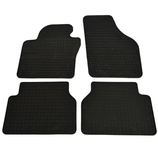 Set covorase auto din cauciuc Volkswagen Tiguan 2007-2016, presuri FROGUM, negre, 4 buc.