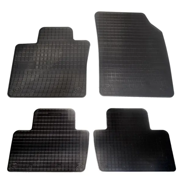 Set covorase auto din cauciuc Volvo XC90 2015-, presuri FROGUM, negre, 4 buc