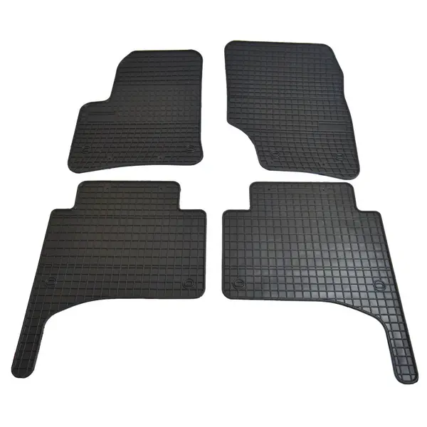 Set covorase auto din cauciuc Vw Touareg 1, Porsche Cayenne I 2002-2010, presuri FROGUM, culoare Negru, 4 buc.