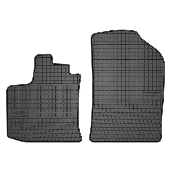 Set covorase cauciuc, 2 Buc , Fata, Negru, Pentru: Dacia Dokker Express Minivan 2012-, Truck