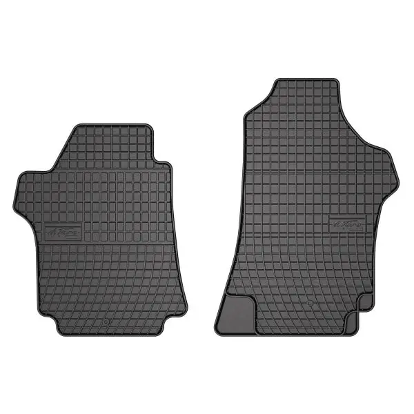 Set covorase cauciuc, 2 Buc , Fata, Negru, Pentru: Hyundai H-1 Cargo, H-1 Travel 2008-, Van