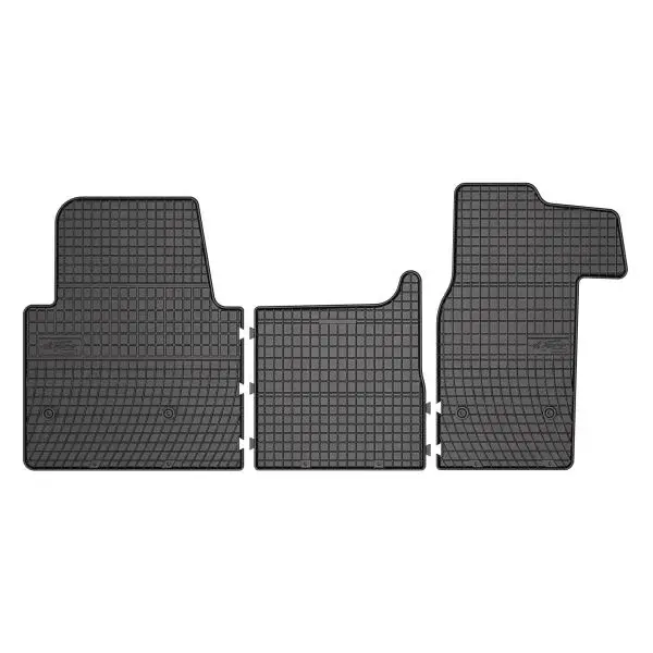 Set covorase cauciuc, 3 Buc , Fata, Negru, Pentru: Nissan Nv400; Opel Movano A, Movano B; Renault Master Iii 2001-, Delivery Van