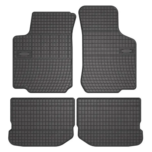 Set covorase cauciuc, 4 Buc , Fata Spate, Pentru: Seat Leon, Toledo Ii; Skoda Octavia I; Vw Bora, Bora I, Golf Iv 1996-2014, Hatchback Liftback