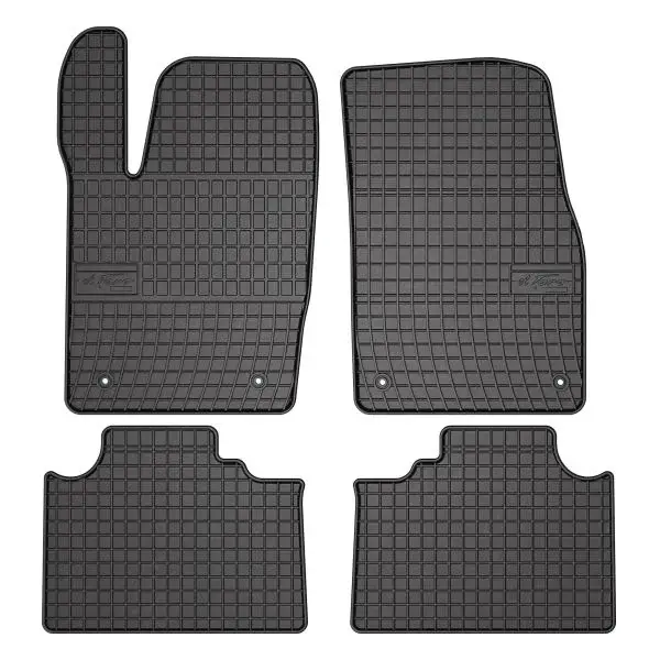 Set covorase cauciuc 4 piese BASIC, fata spate negru, potrivit JEEP GRAND CHEROKEE IV 11.10-, SUV