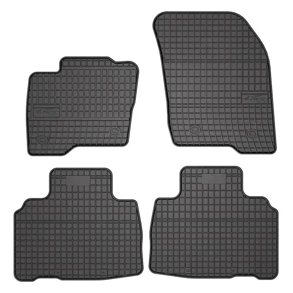 Set covorase cauciuc 4 piese BASIC, fata spate negru, potrivit FORD USA EDGE 08.15-07.18, SUV