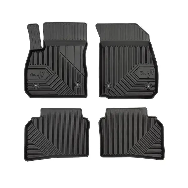 Set covorase cauciuc 4 piese No. 77, fata spate negru, potrivit OPEL INSIGNIA B, INSIGNIA B COUNTRY, INSIGNIA B GRAND SPORT 03.17-
