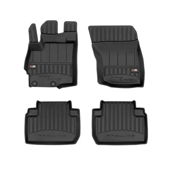 Set covorase cauciuc 4 piese proLine 3D, fata spate negru, potrivit MITSUBISHI OUTLANDER III 08.12-, SUV
