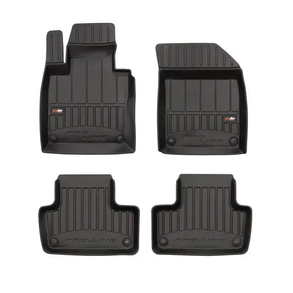 Set covorase cauciuc 4 piese proLine 3D, fata spate negru, potrivit VOLVO XC60 II 03.17-, SUV