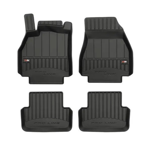 Set covorase cauciuc 4 piese proLine 3D, fata spate negru, potrivit RENAULT MEGANE II 09.02-, Hatchback berlina break