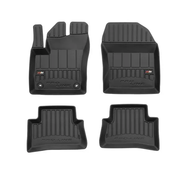 Set covorase cauciuc 4 piese proLine 3D, fata spate negru, potrivit TOYOTA C-HR 10.16-, SUV