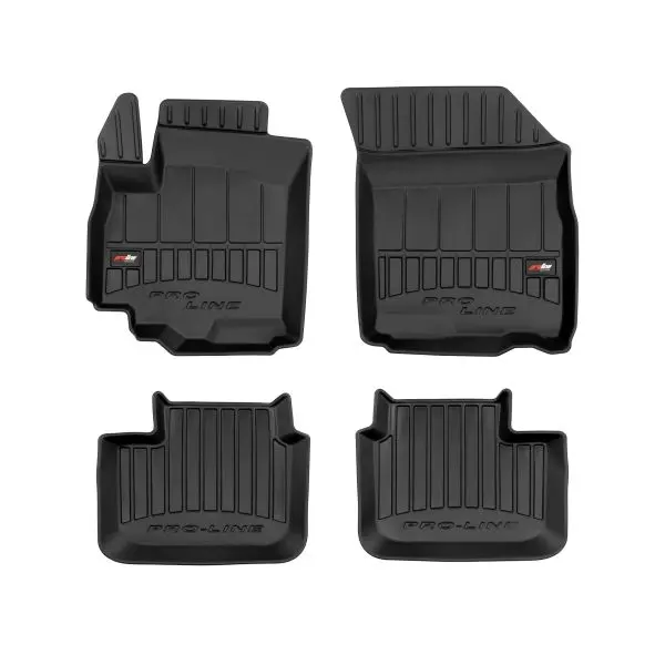Set covorase cauciuc 4 piese proLine 3D, fata spate negru, potrivit SUZUKI SX4 06.06-, Hatchback