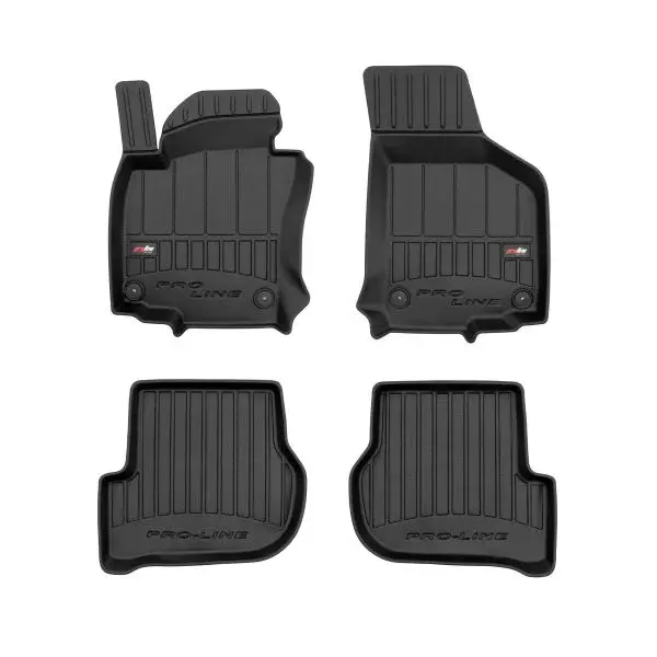 Set covorase cauciuc 4 piese proLine 3D, negru, potrivit VW GOLF V, JETTA III 10.03-10.10, Hatchback berlina break