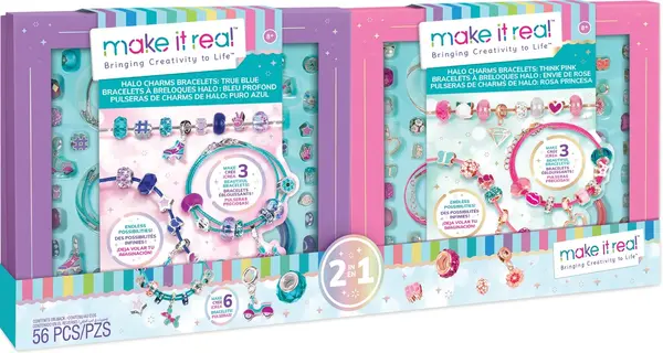 Set creativ 2 în 1 Make It Real - Halo Charms