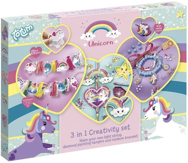 Set creativ 3 în 1 Totum - Unicorn