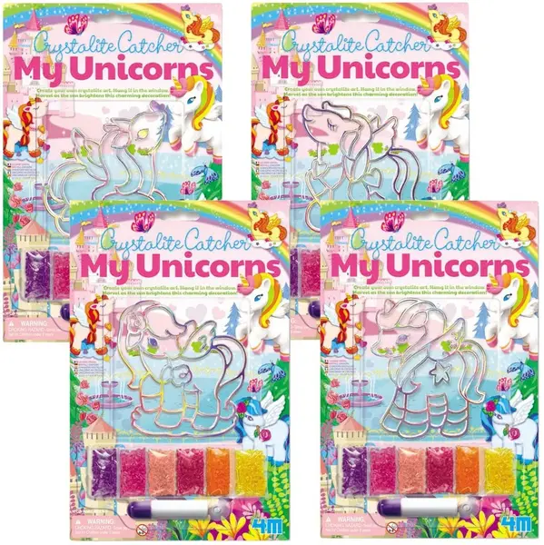 Set creativ 4M - DIY cristal unicorn, sortiment