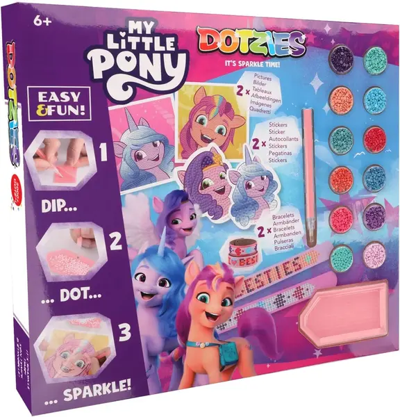 Set creativ 6 in 1, My Little Pony, pictura cu diamante