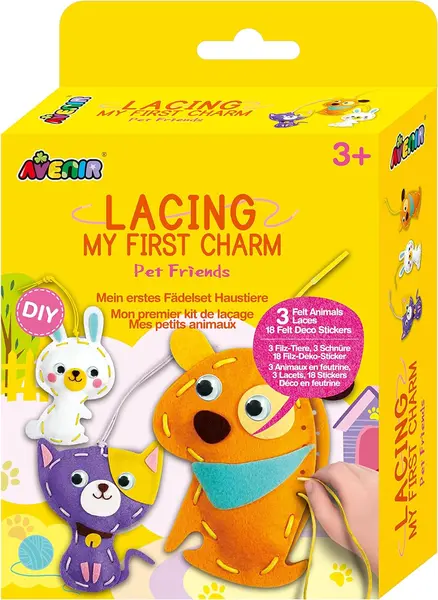 Set creativ Avenir - Coase-ți singur talismane , Animale