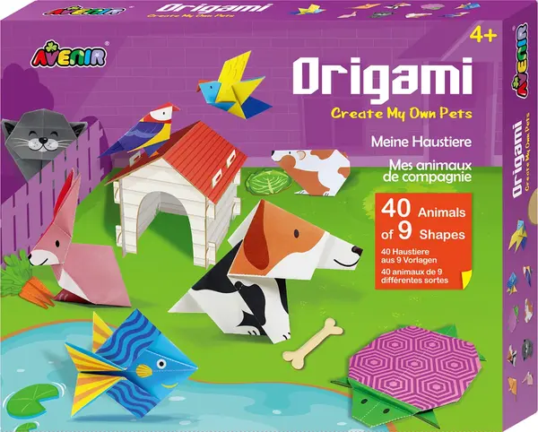 Set creativ Avenir -DIY Origami, Animale de companie