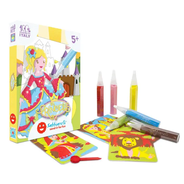 Set creativ - Coloreaza cu nisip - Printese | Sabbiarelli