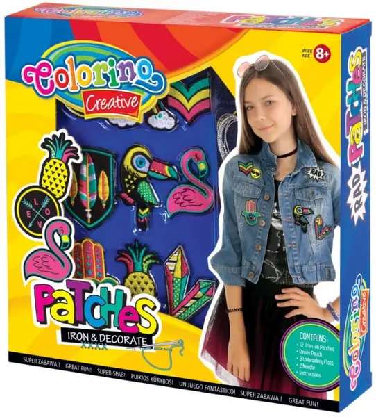 Set creativ Colorino Creative - Plasturi pentru decor