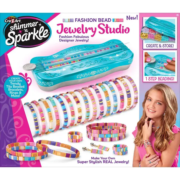 Set creativ Cra-Z-Art - Atelier de bijuterii Shimmer N Sparkle
