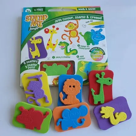 Set creativ cu stampile - Jungle | ImagiMake