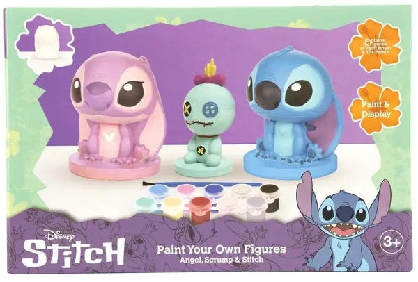 Set creativ CYP BRANDS - Stitch, Angel și Scrump (trei figurine)