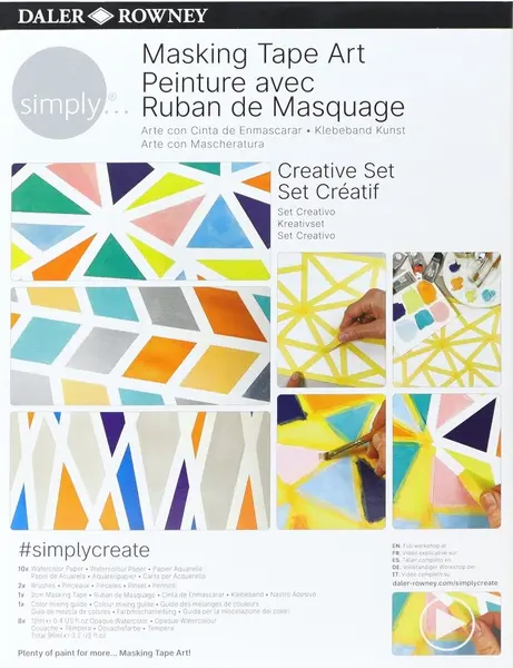 Set creativ Daler-Rowney Simply - Masking Tape Art