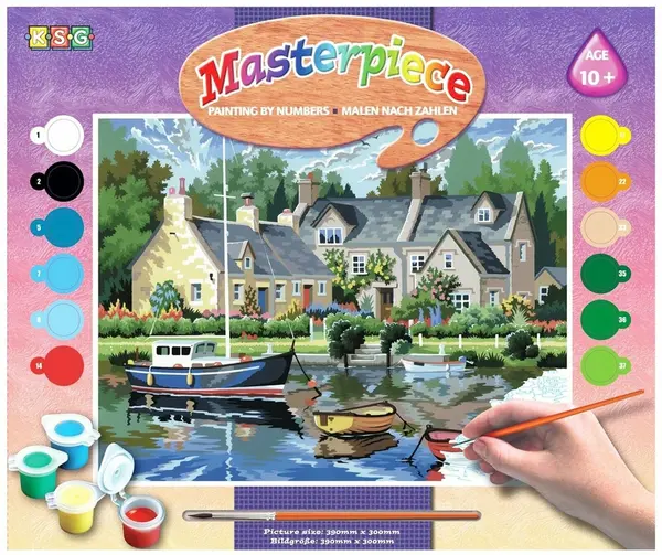 Set creativ de desen KSG Crafts - Ape linistite