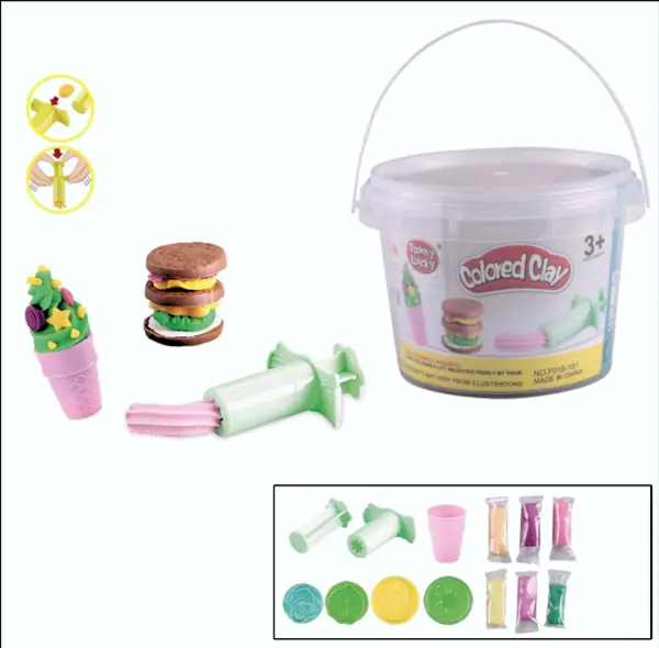 Set creativ de plastilina pentru copii - pachet modelaj colorat