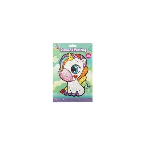 Set creativ diamond painting cu strasuri mari, A5