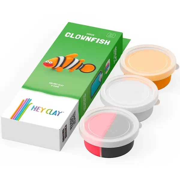 Set creativ din lut - Hey Clay Ocean - Peste Clovn | Hey Clay