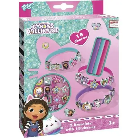 Set creativ DIY Bratari Gabby s Dollhouse