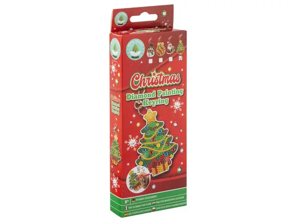 Set creativ DIY, Breloc cu tematica de Craciun
