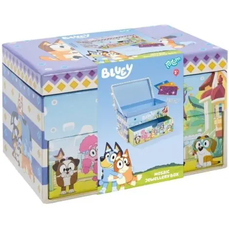 Set creativ DIY Decoreaza propria cutie de bijuterii, Bluey