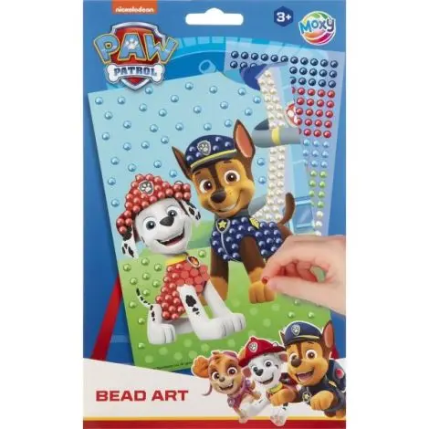 Set creativ DIY, Mozaic cu margele, Paw Patrol Bead Art, Patrula Catelusilor