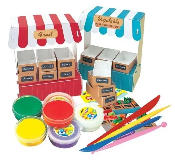 Set creativ DIY - Plastilina si accesorii market | Amos