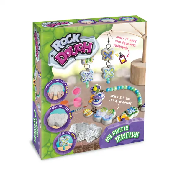 Set creativ DIY Strigo-Creeaza bijuterii din ciment cu accesorii incluse,+7 ani