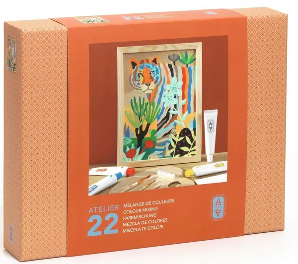 Set creativ Djeco Atelier 22 - Amestecare culori