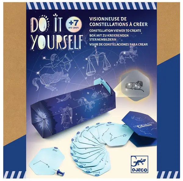Set creativ Djeco - Caleidoscop constelație DIY