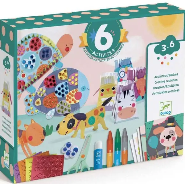 Set creativ Djeco - Casa animalelor