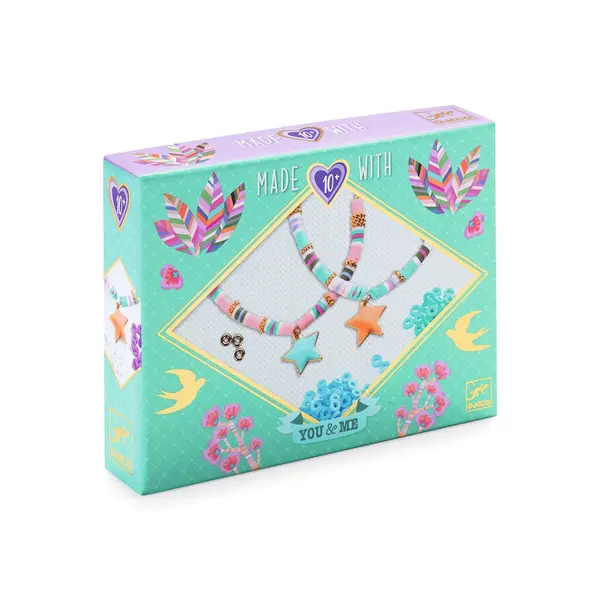 Set creativ Djeco - Faceți brățări cu stele