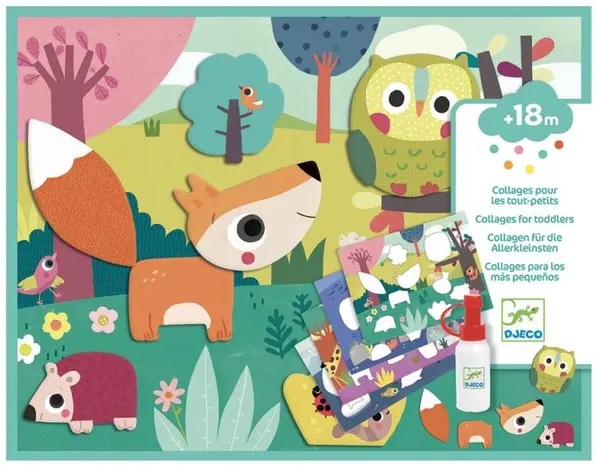 Set creativ Djeco - My First Collages
