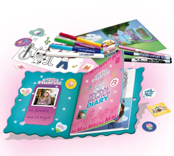 Set creativ - Gabby's Dollhouse - My Secret Diary | Lisciani